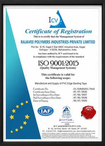 ISO 9001:2015 Certificate